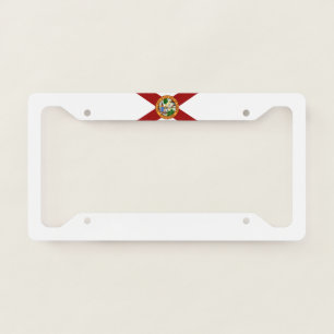 Florida flag license plate frame
