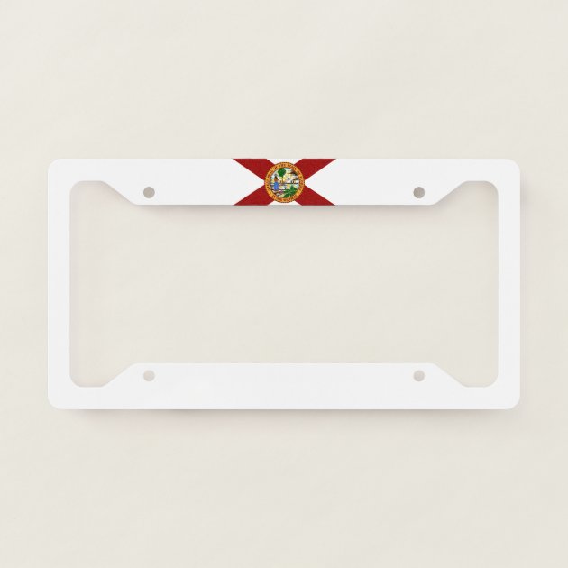 Wincraft Florida Panthers Chrome Colored License Plate Frame In Red
