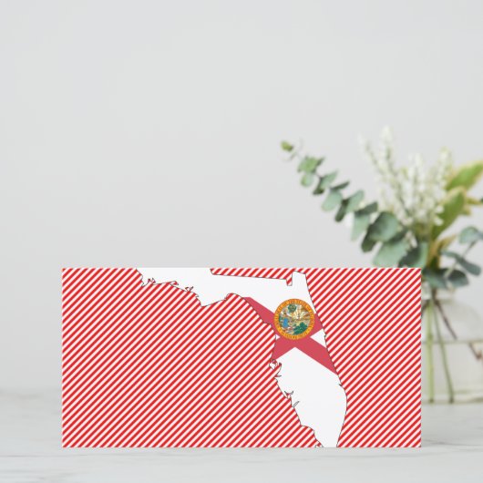 Florida Flag Map (Standing Front)