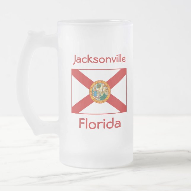 Florida Flag Map City Mug (Left)