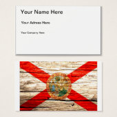 Florida Flag old wood (Front & Back)