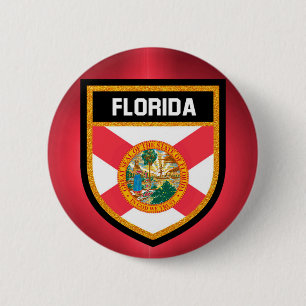 Florida Flag Pinback Button