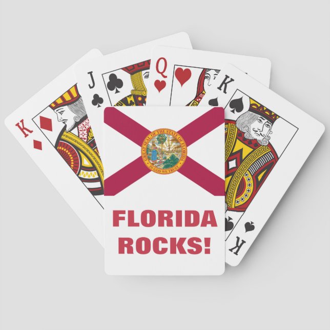 FLORIDA FLAG POKER CARDS (Back)