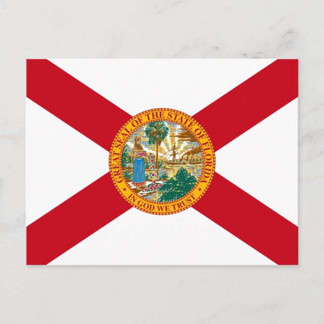 Florida Flag Postcard (Front)