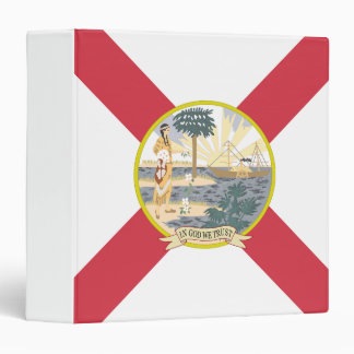Florida Flag: The Sunshine State of Floridians 3 Ring Binder