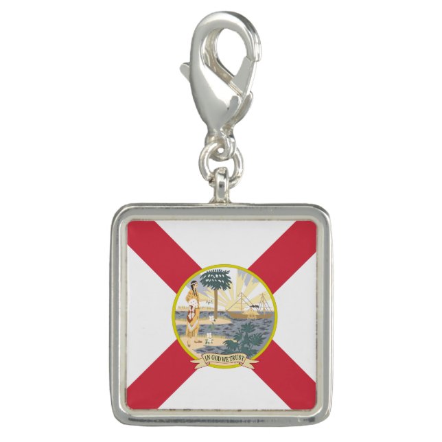 Florida Flag: The Sunshine State of Floridians Charm (Front)