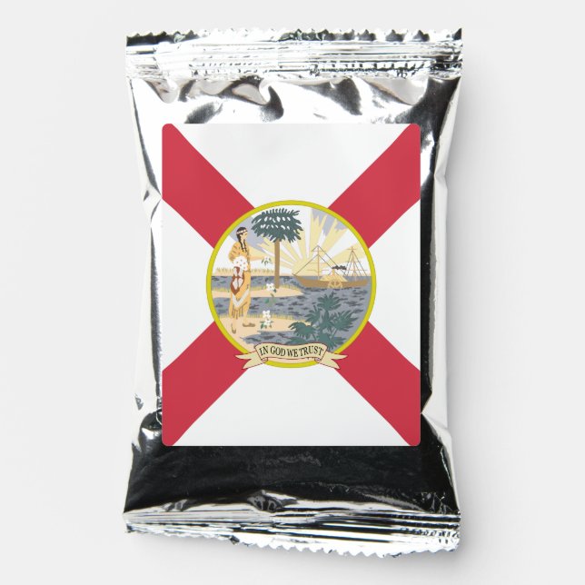 Florida Flag: The Sunshine State of Floridians Coffee Drink Mix (Front)