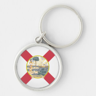 Florida Flag: The Sunshine State of Floridians Keychain