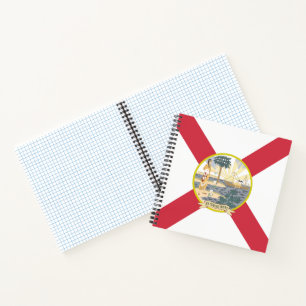 Florida Flag: The Sunshine State of Floridians Notebook