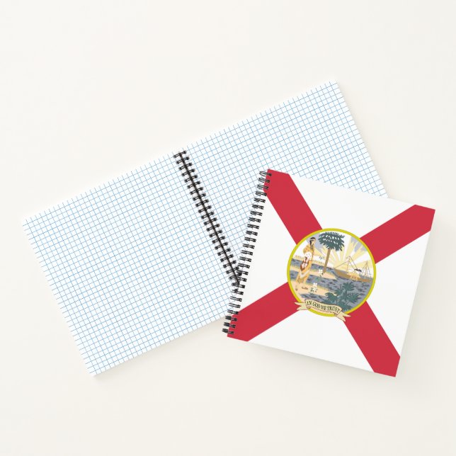 Florida Flag: The Sunshine State of Floridians Notebook (Inside)
