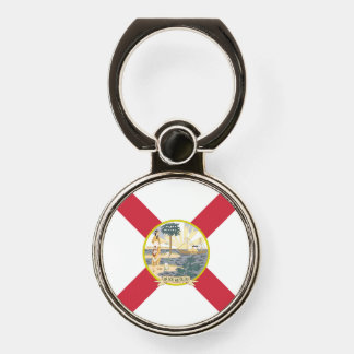 Florida Flag: The Sunshine State of Floridians Phone Ring Stand