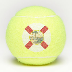 Florida Flag: The Sunshine State of Floridians Tennis Balls