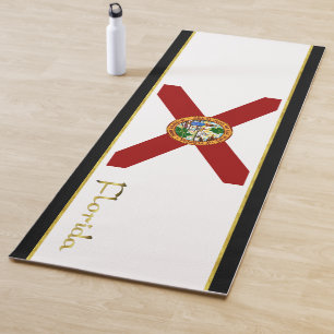Florida flag yoga mat