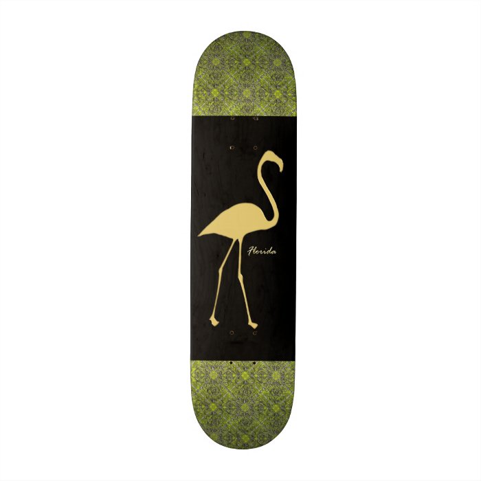 Florida Flamingo Competition Shaped Board Skate Board