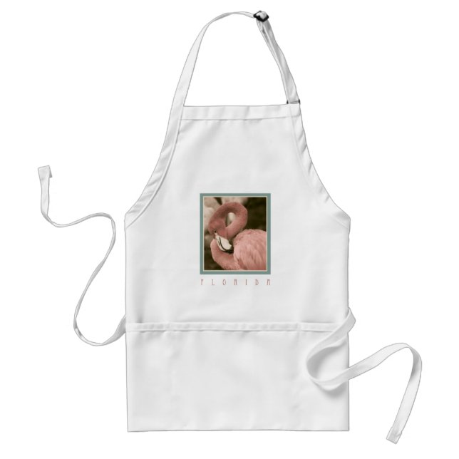 Florida Flamingos Adult Apron (Front)