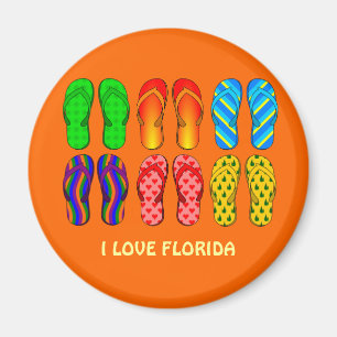 Florida: Flip Flops Magnet