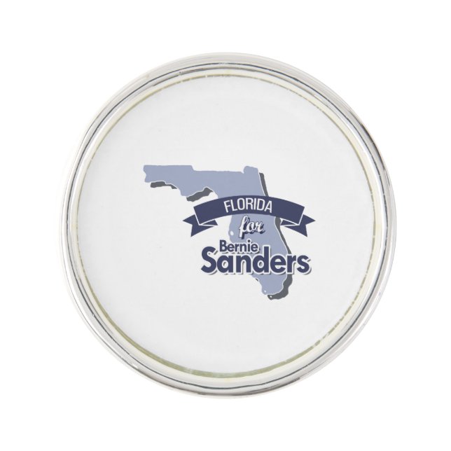 Florida for Bernie Sanders Lapel Pin (Front)