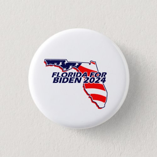 Florida for Biden 2024 Button