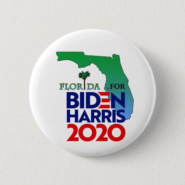 Florida for Biden Harris 2020 Button (Front)