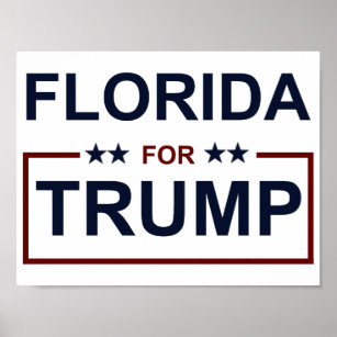 Florida for Trump Poster