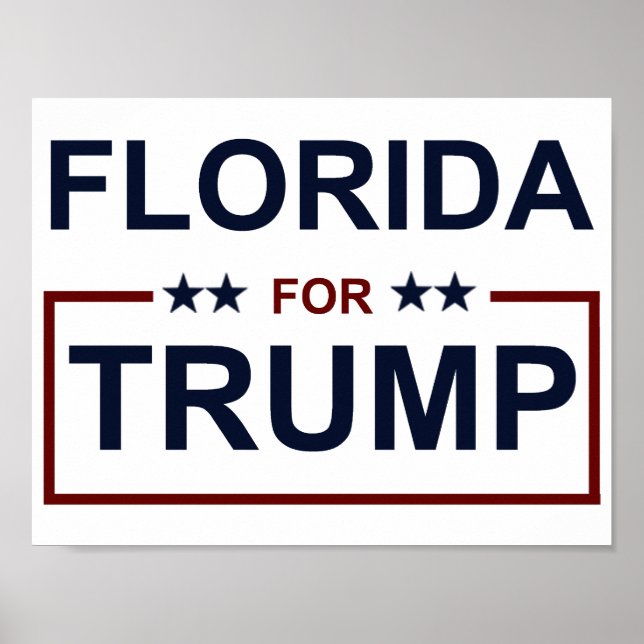 Florida for Trump Poster (Front)
