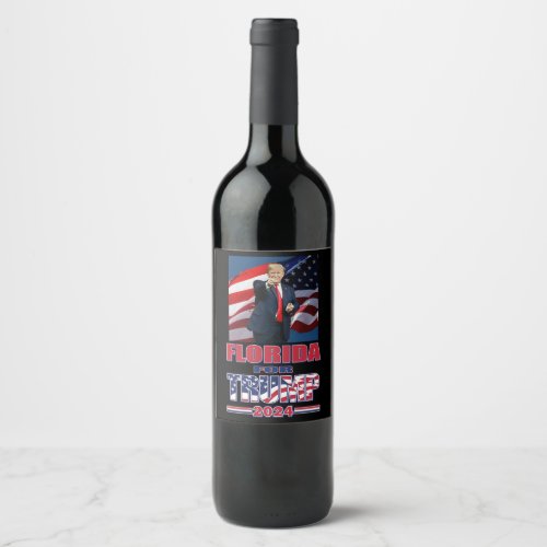 Florida for Trump Wine Label