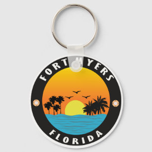 Florida-fort myers beach keychain