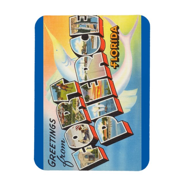 Florida, Fort Pierce Magnet (Vertical)