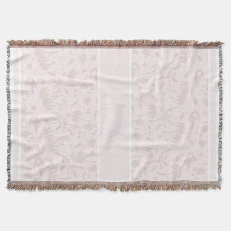 Florida Fun Light Pink Throw Rug Throw Blanket