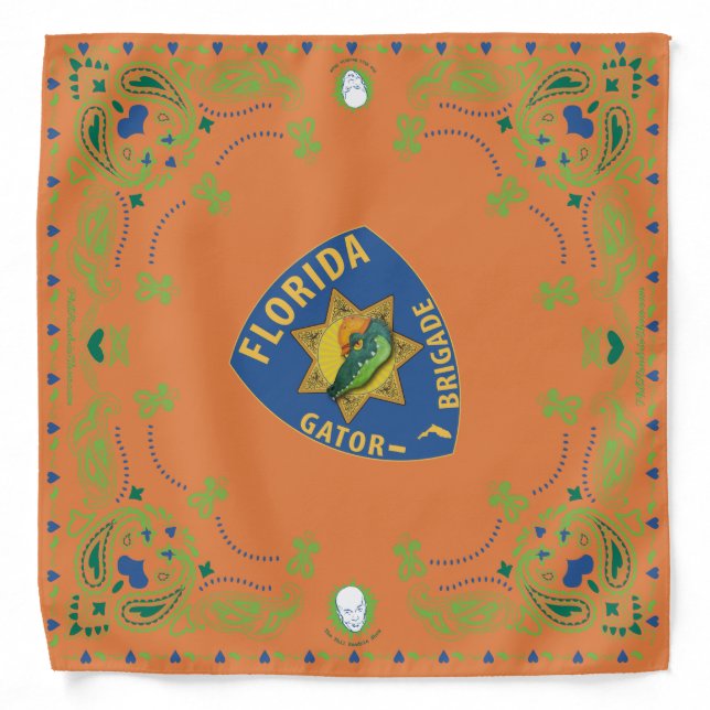 Florida Gator Brigade Bandana (Front)