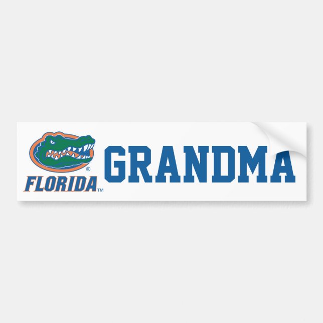 Florida Gator Custom Family Title Bumper Sticker (Front)