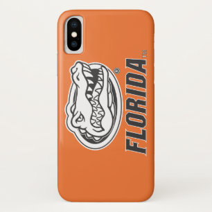Florida Gator Head Black & White iPhone X Case