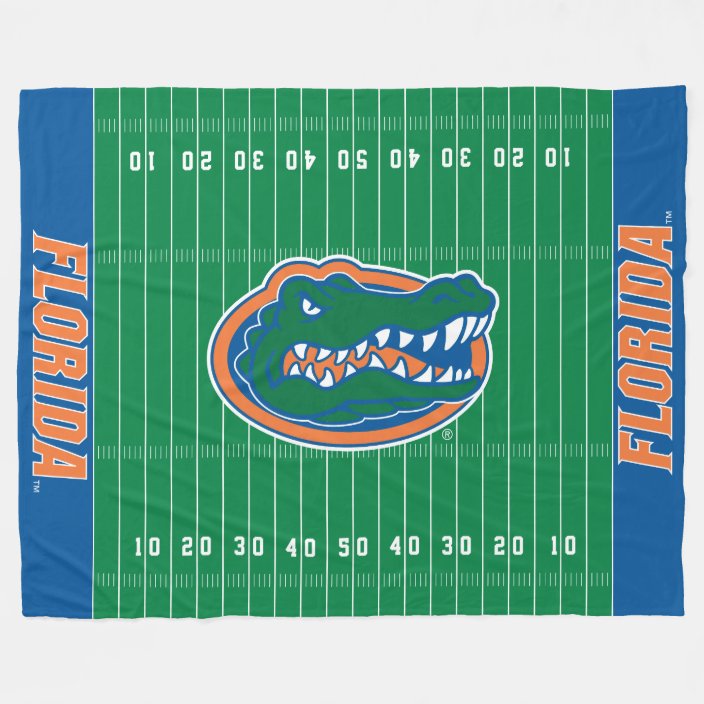 Florida Gator Head Fleece Blanket Zazzle Com