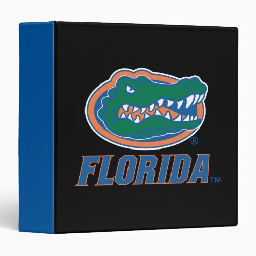 Florida Gator Head Full_Color 3 Ring Binder