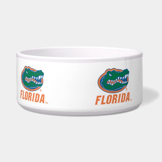 Florida Gator Head Full-Color Bowl (Left)