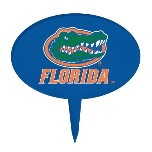 Florida Gator Head Full_Color Cake Topper