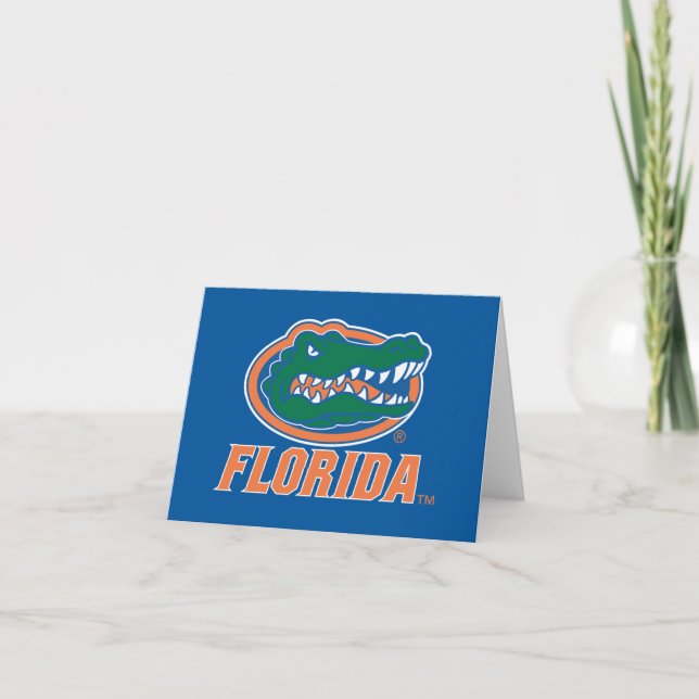 Florida Gator Head Full-Color Card (Front)