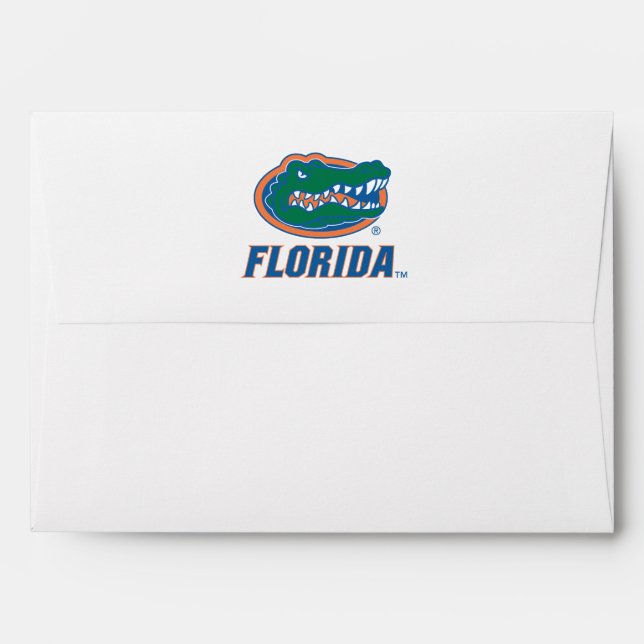 Florida Gator Head Full-Color Envelope (Back (Top Flap))