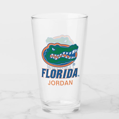 Florida Gator Head Full_Color Glass
