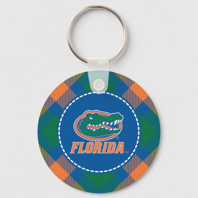 Florida Gator Head Full-Color Keychain (Front)