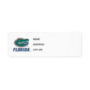 Florida Gator Head Full-Color Label