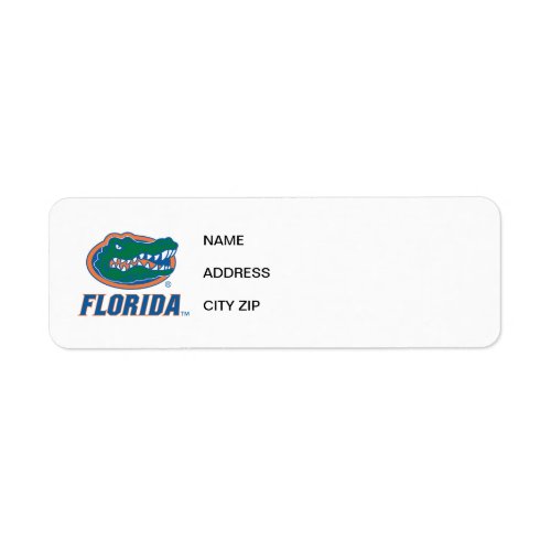 Florida Gator Head Full_Color Label