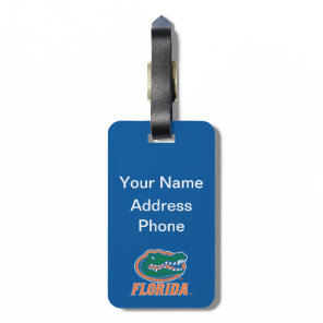 Florida Gator Head Full-Color Luggage Tag