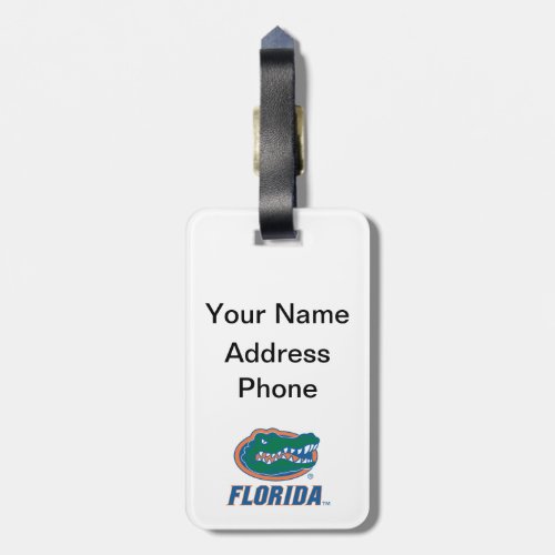 Florida Gator Head Full_Color Luggage Tag