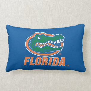 Florida Gator Head Full-Color Lumbar Pillow
