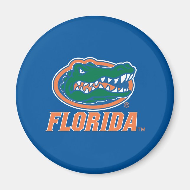 Florida Gator Head Full-Color Magnet