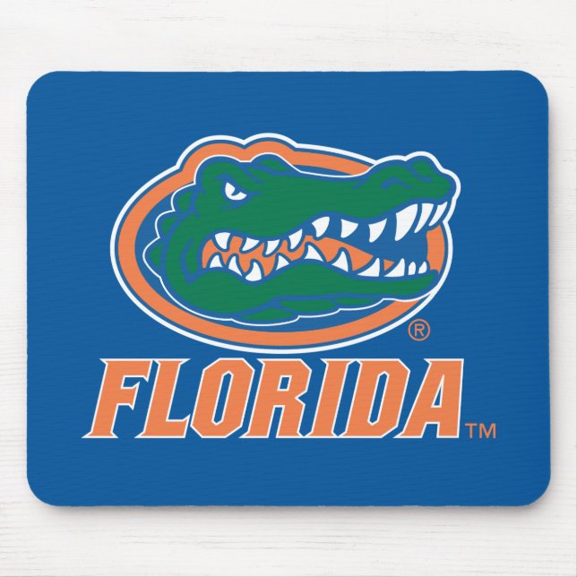 Florida Gator Head Full-Color Mouse Pad (Front)