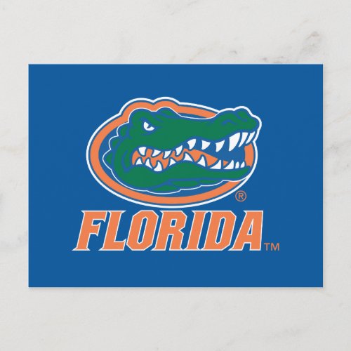 Florida Gator Head Full_Color Postcard