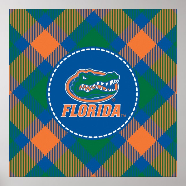 Florida Gator Head Full-Color Poster (Front)