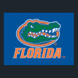 Florida Gator Head Full-Color Poster<br><div class="desc">Check out this full-color Florida Gator Head icon with Florida in orange. Zazzle offers the most exciting and unique gear for the ultimate Florida Gator fan! All of our products are officially licensed and customizable, which makes them perfect for students, alumni, family, fans, and faculty. Whether you are gearing up...</div>